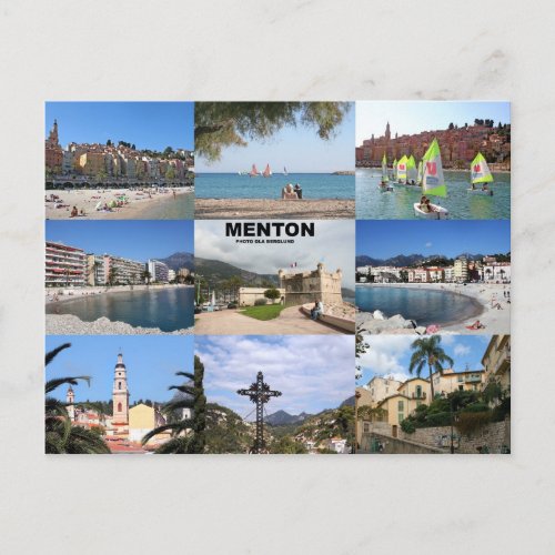 Menton 2 postcard