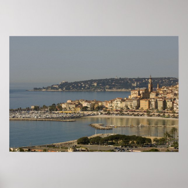 Menton, Cote d'Azur, France. Poster (Front)