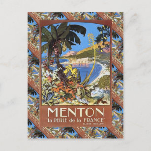 Menton, Le perle de la France Postcard