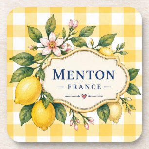 Menton Lemon Cote d Azur coasters