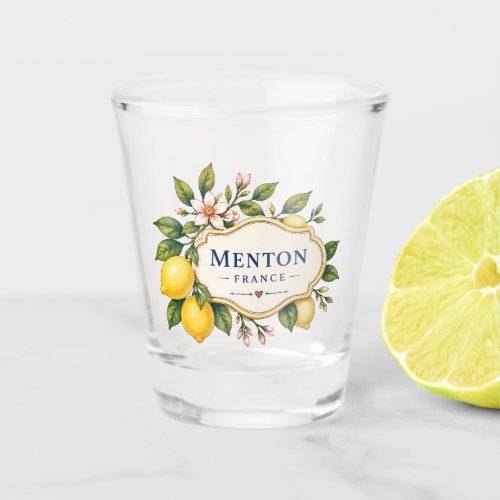 Menton Lemon French Riviera Shot Glass