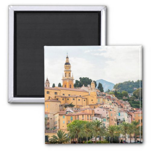 Menton old town Provence France Magnet