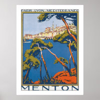 Menton Poster
