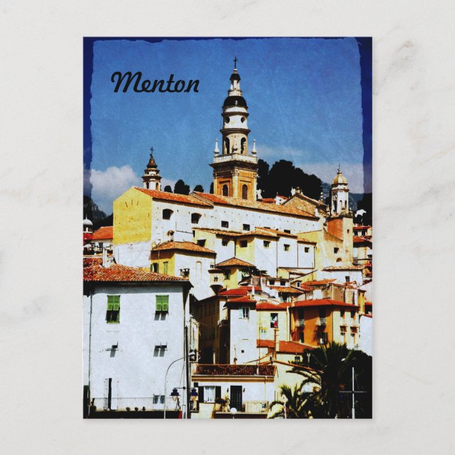 Menton, Provence Postcard (Front)