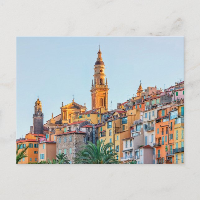 Menton roofs postcard (Front)