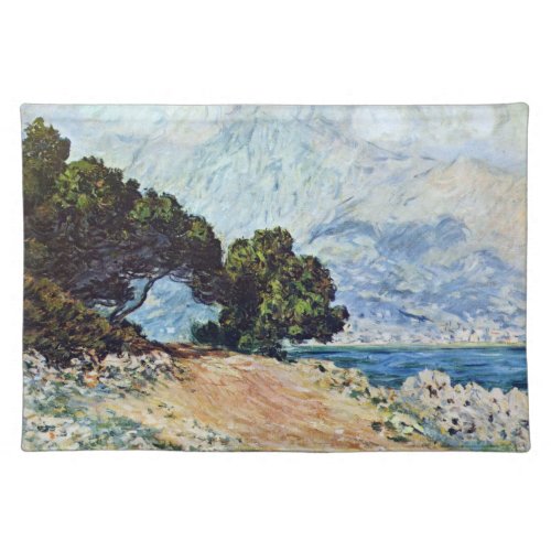 Menton Seen from Cap Martin by Claude Monet Cloth Placemat