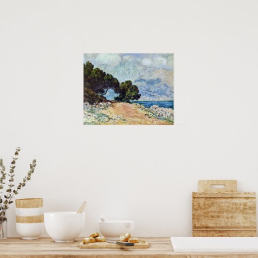 Menton Seen from Cap Martin by Claude Monet Poster | Zazzle