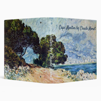 Menton Seen from Cap Martin by Claude Monet Poster 3 Ring Binder