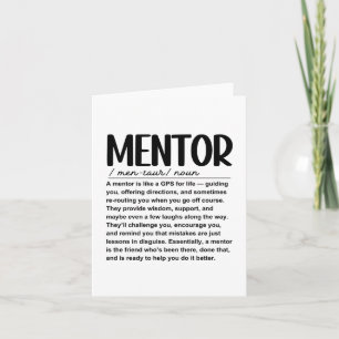 Mentor Card