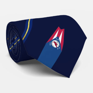 Mentor (Ohio) city flag Neck Tie