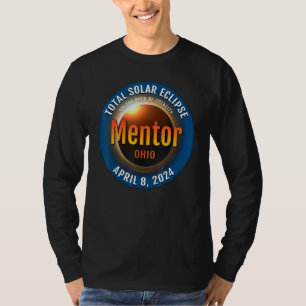 Mentor Ohio OH Total Solar Eclipse 2024 3 T-Shirt