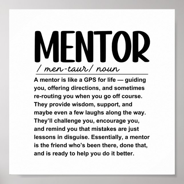 Mentor Poster (Front)