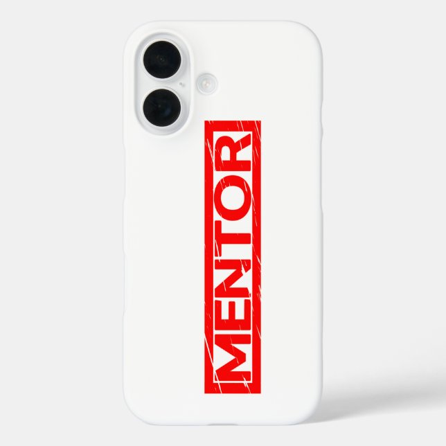 Mentor Stamp Case-Mate iPhone Case (Back)