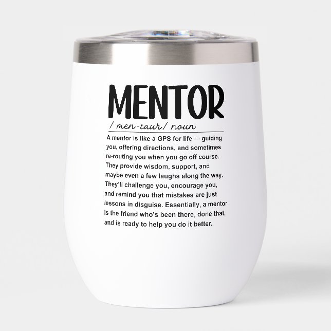 Mentor Thermal Wine Tumbler (Front)