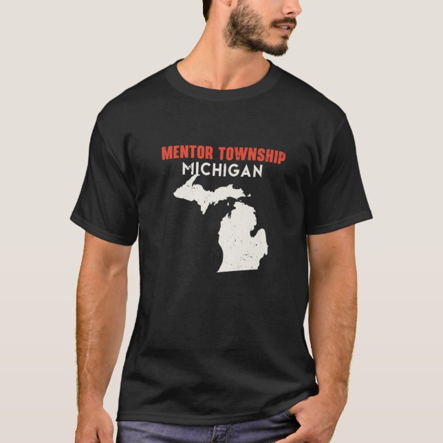 Mentor Township Michigan USA State America Travel T-Shirt (Front)