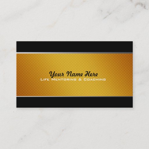 Customizable Mentoring and Coaching Business Cards