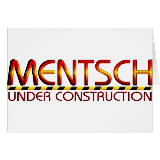 Mentsch Cards (Front Horizontal)