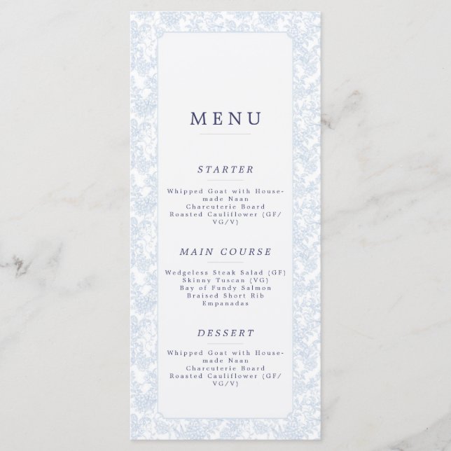 Menu (Front)