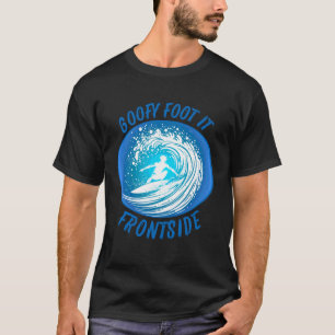 Menu2019s Surfing Goofy Foot Frontside Retro Graph T-Shirt