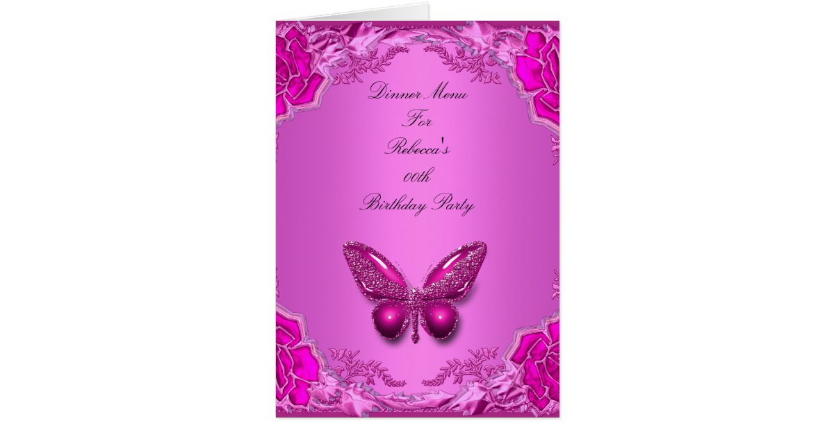 Light Purple Floral Butterflies and Silver Geometric 5X7 Cardstock