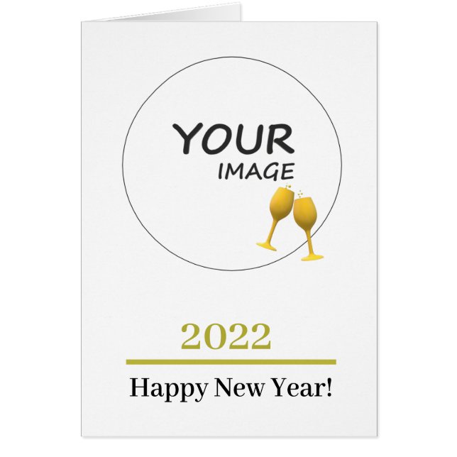 Menu New Years  Cards (Front)