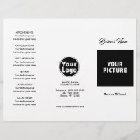 Menu & Pricing Guide Flyer