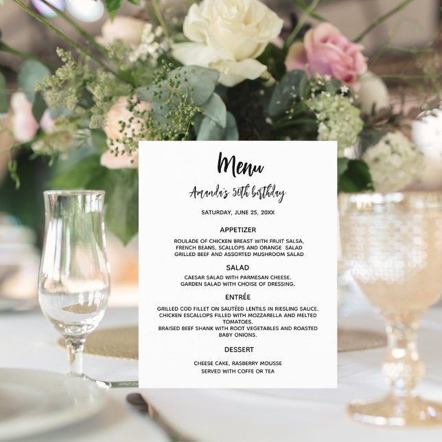 Menu white black custom party color (Creator Uploaded)