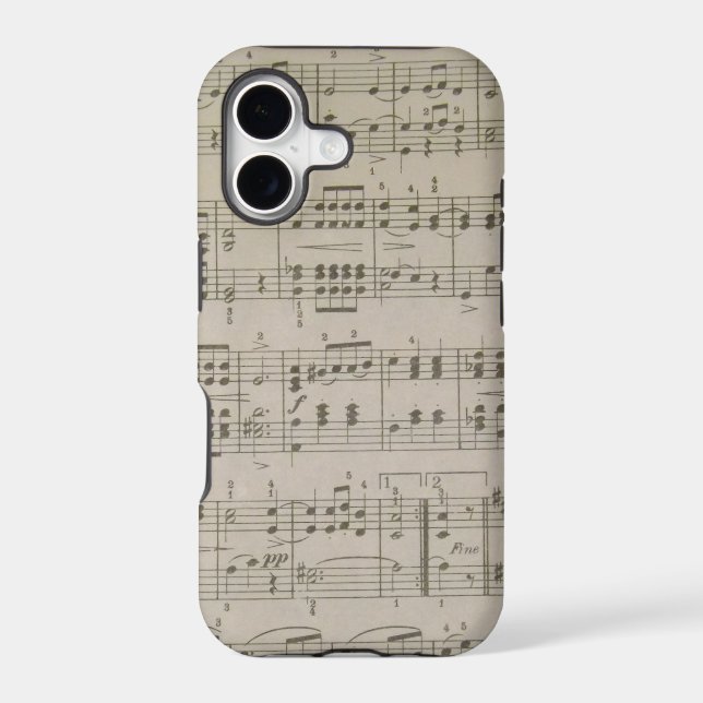 Menuetto Iphone Case (Back)