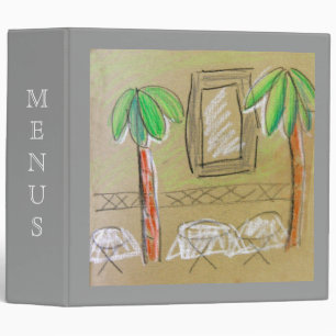 Menus 3 Ring Binder