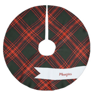 Menzies Antique Hunting Tartan Plaid Scottish Brushed Polyester Tree Skirt