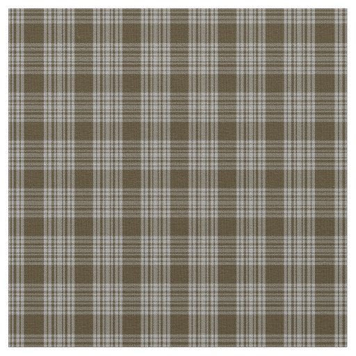 Menzies Brown Clan Tartan Scottish Plaid Fabric