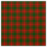 Menzies Green Modern Tartan Fabric