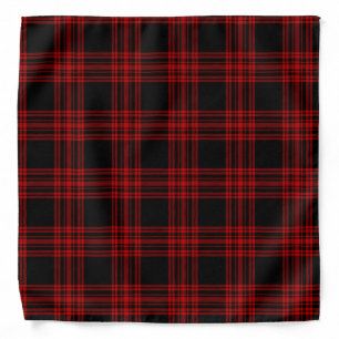 Menzies Hunting Tartan Scottish Plaid Pattern Bandana