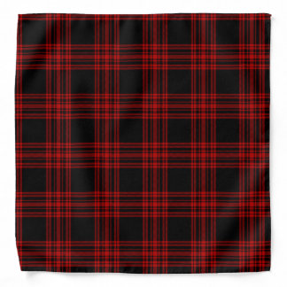 Menzies Hunting Tartan Scottish Plaid Pattern Bandana
