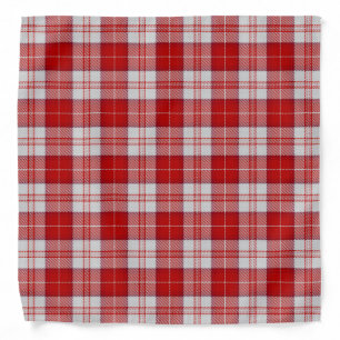 Menzies Red Tartan Bandana