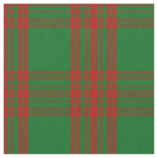 Menzies Tartan Print Fabric (Close Up)