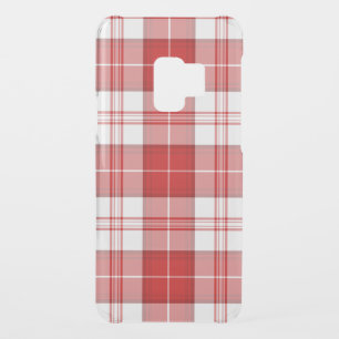 Menzies tartan red white plaid uncommon samsung galaxy s9 case