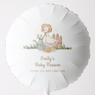 Meodow Vintage Little Duckling Garden Baby Shower Balloon