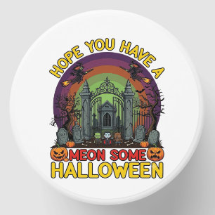 Meon Some Halloween Cemetery Gate Monsters Pumpkin Mini Candle Favors