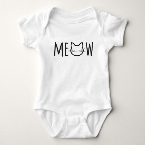 Meow Baby Bodysuit