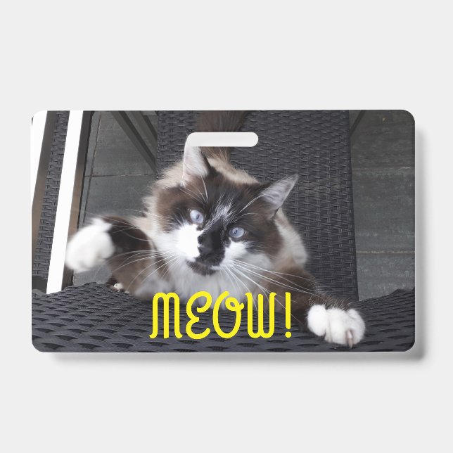 Meow! Badge (Front)