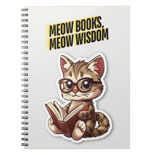 Meow Books Meow Wisdom Cat Notebook