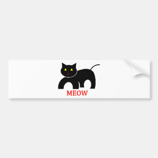 Meow Bumper Sticker