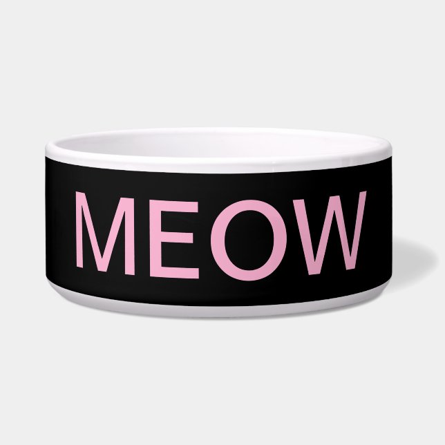 Meow Cat bowl (Front)