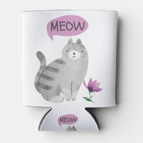 Meow Cat Can Cooler