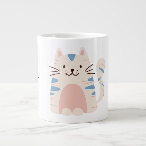 Meow Cat Giant Coffee Mug