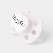 Meow Cat Kitten Whisker Pacifier (Front Right)