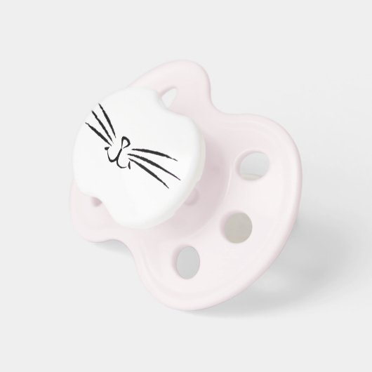 Meow Cat Kitten Whisker Pacifier (Front Right)