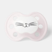 Meow Cat Kitten Whisker Pacifier (Front)