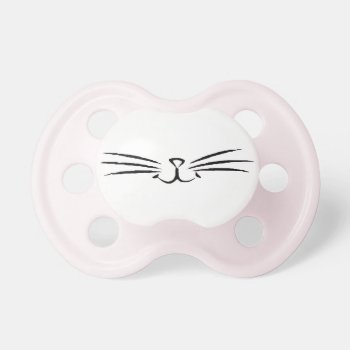 Meow Cat Kitten Whisker Pacifier by LittleMissDesigns at Zazzle